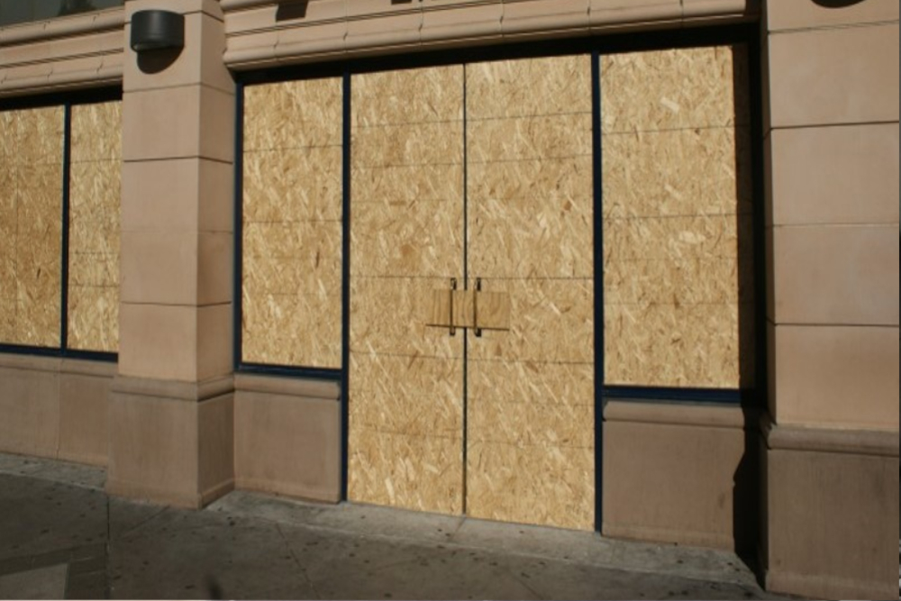 Boarding Up in Highbury, N5